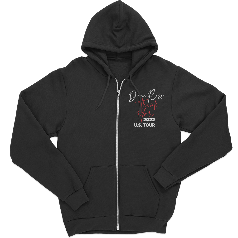 Diana Ross "Thank You U.S. TOUR" Event Zip Hoodie