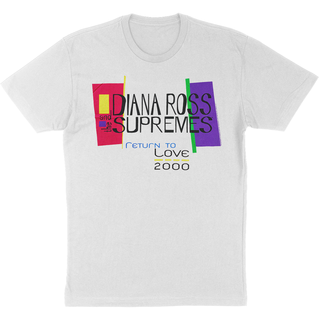 Diana Ross And The Supremes "Return To Love" LIMITED T-Shirt in White