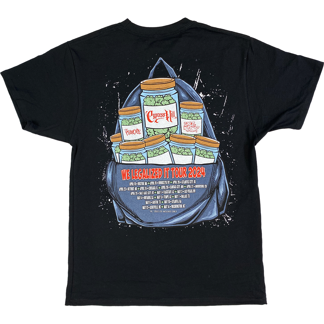 "We Legalized It Tour 2024" Illustrated Event T-Shirt