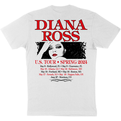 "US Spring 2024" Tour T-Shirt in White