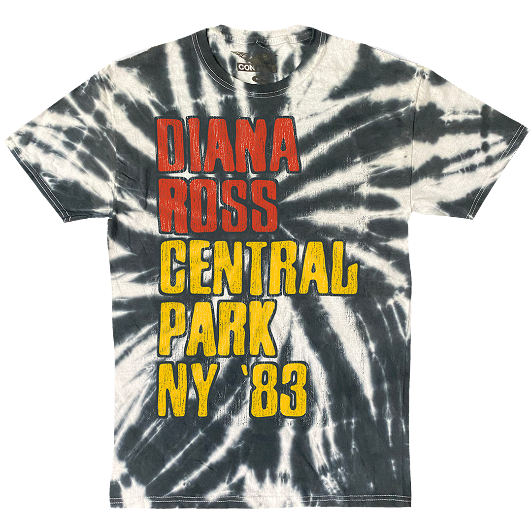 Diana Ross "Central Park 83" T-Shirt in Tie Dye