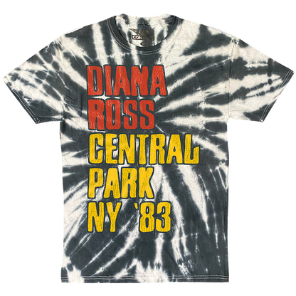 Diana Ross "Central Park 83" T-Shirt in Tie Dye