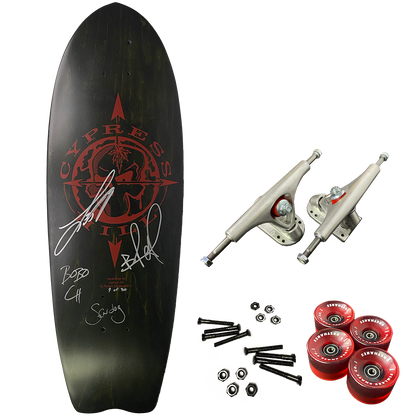 Cypress Hill "Skull N Compass" AUTOGRAPHED Custom Skate Deck