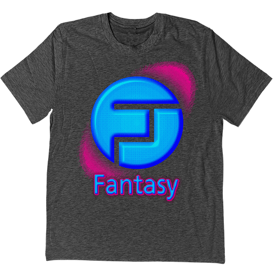 Fantasy Records "Halftone Logo" T-Shirt In Charcoal Grey