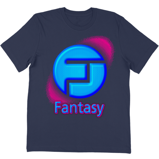 Fantasy Records "Halftone Logo" T-Shirt In Navy