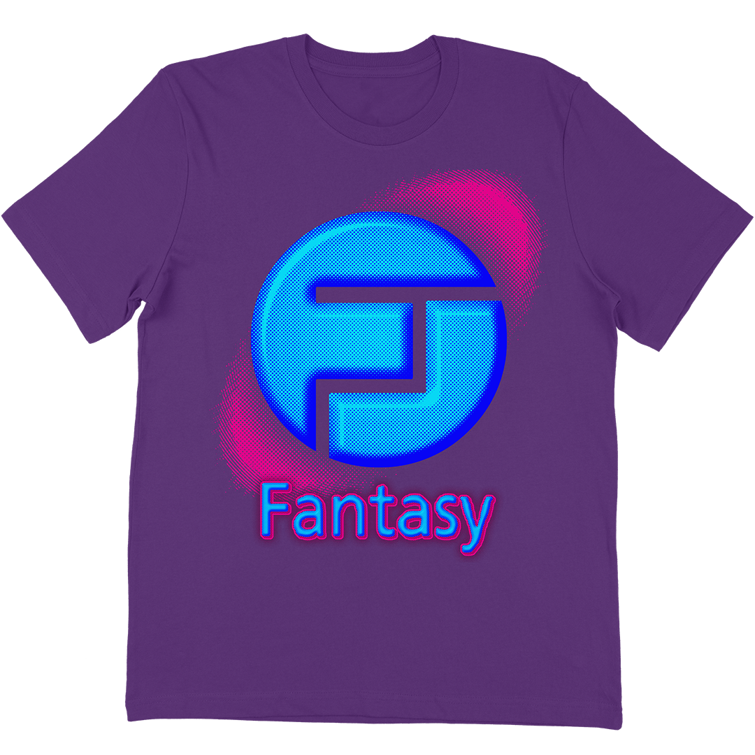 Fantasy Records "Halftone Logo" T-Shirt In Purple