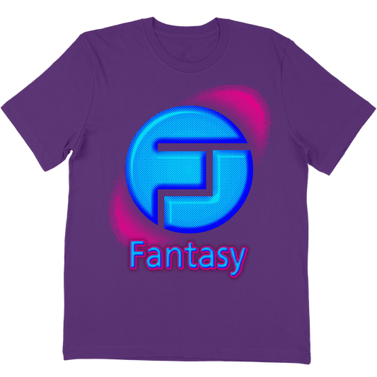 Fantasy Records "Halftone Logo" T-Shirt In Purple