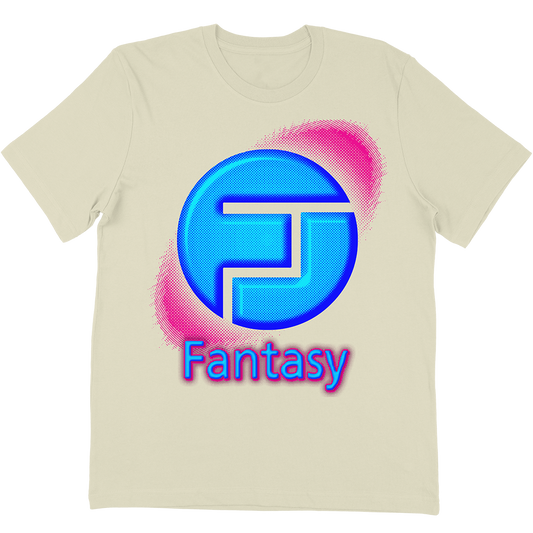 Fantasy Records "Halftone Logo" T-Shirt In Vintage White