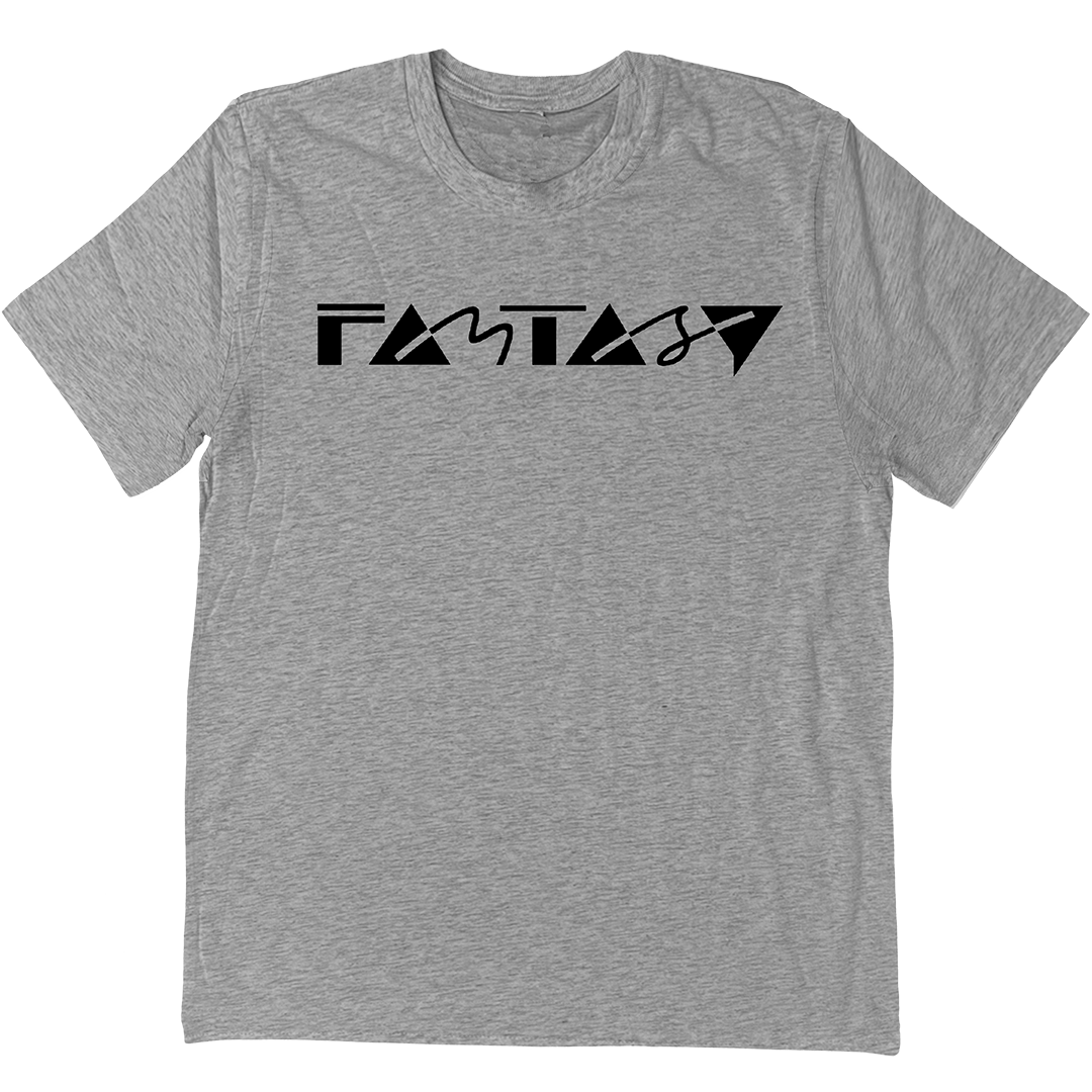 Fantasy Records "1 Color Logo" T-Shirt In Heather Grey