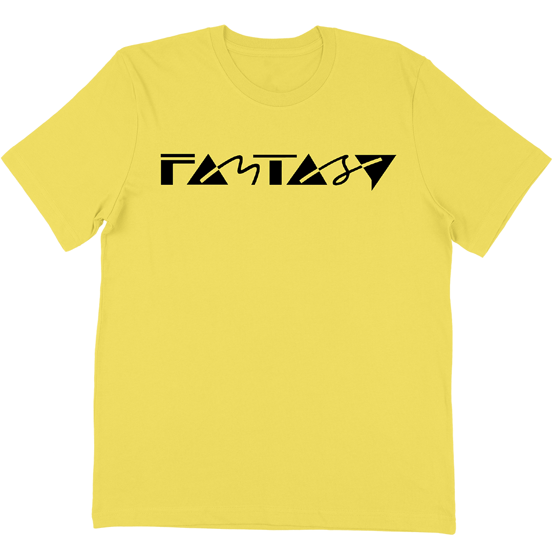 Fantasy Records "1 Color Logo" T-Shirt In Yellow