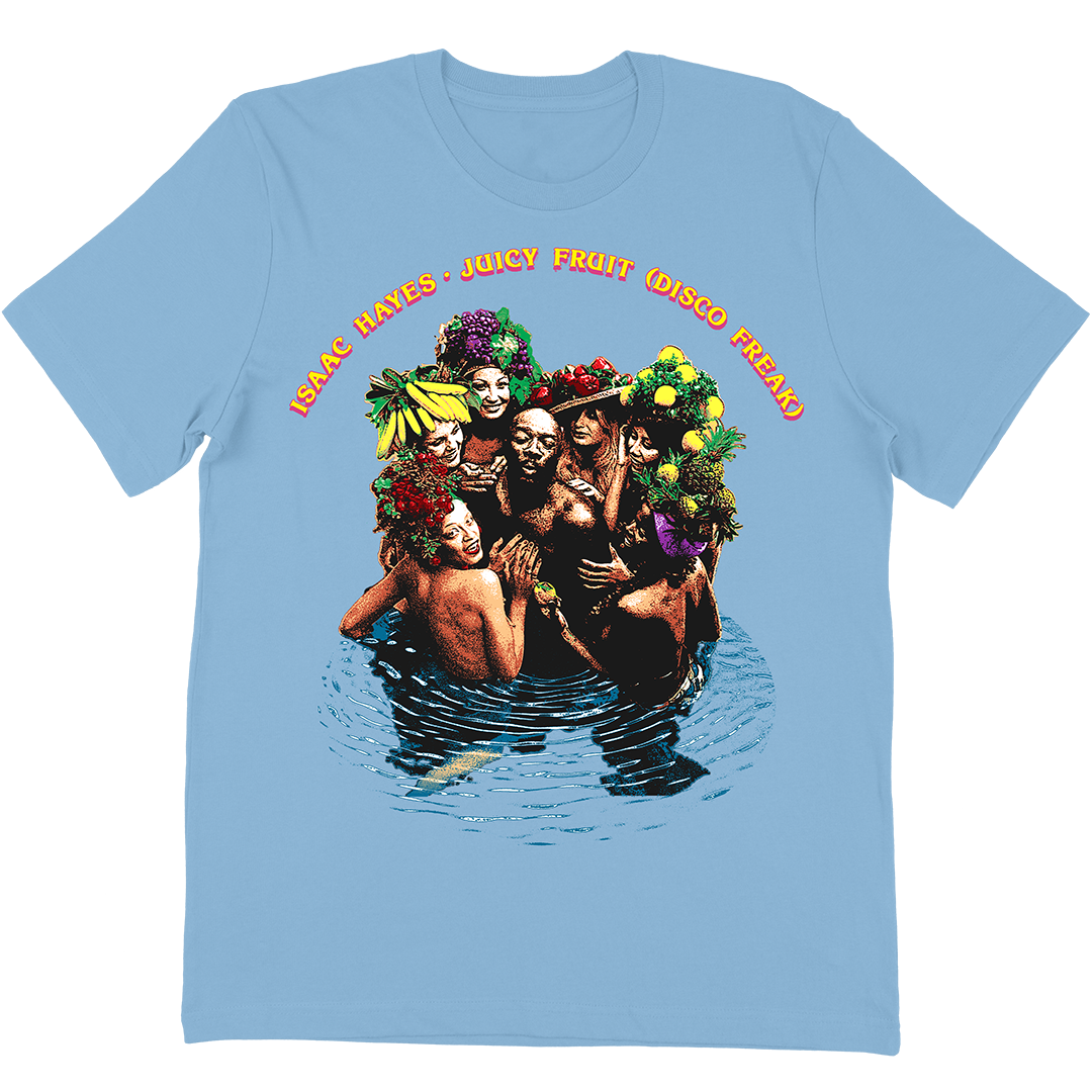 Isaac Hayes "Juicy Fruit" T-Shirt In Light Blue