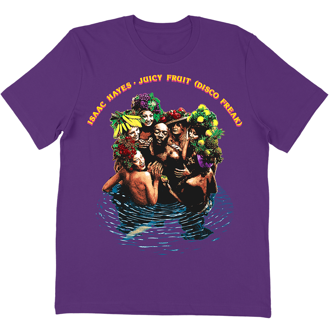 Isaac Hayes "Juicy Fruit" T-Shirt In Purple