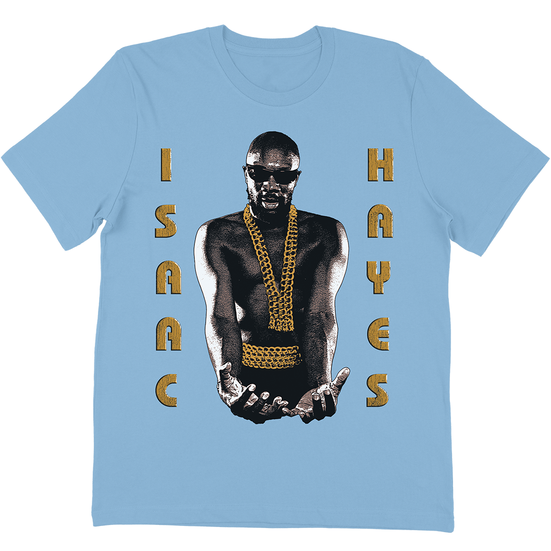 Isaac Hayes "Movement" T-Shirt In Light Blue