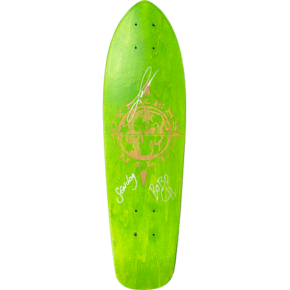 Cypress Hill AUTOGRAPHED "Skull N Compass" Limited Edition Skate Deck in Green