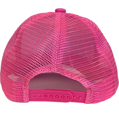 Too Short "Life Is..." Trucker Hat in Pink