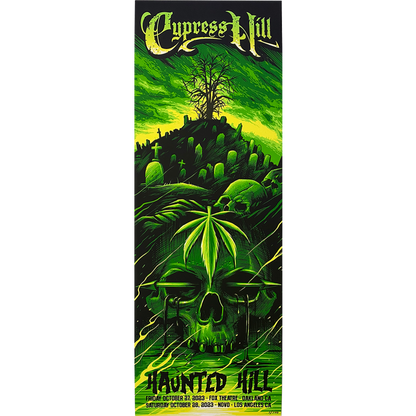 Cypress Hill "Haunted Hill 2023" Limited Edition Maxxer Poster