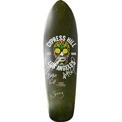 Cypress Hill "Day Of The Dead" AUTOGRAPHED Custom Skate Deck