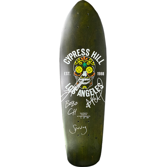 Cypress Hill "Day Of The Dead" AUTOGRAPHED Custom Skate Deck