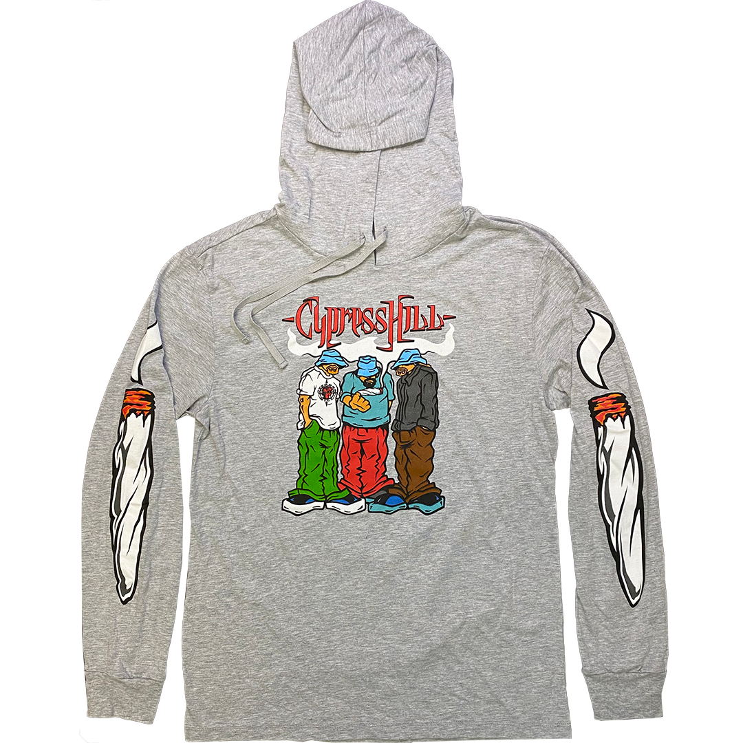 Cypress Hill "Blunted 2023" Long Sleeve Hooded T-Shirt