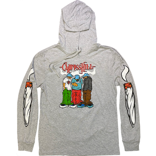 Cypress Hill "Blunted 2023" Long Sleeve Hooded T-Shirt