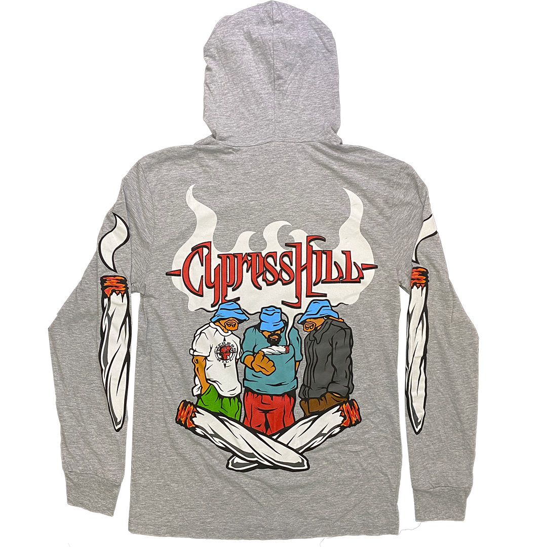 Cypress Hill "Blunted 2023" Long Sleeve Hooded T-Shirt