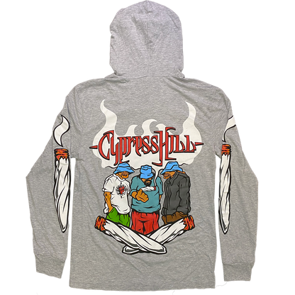 Cypress Hill "Blunted 2023" Long Sleeve Hooded T-Shirt