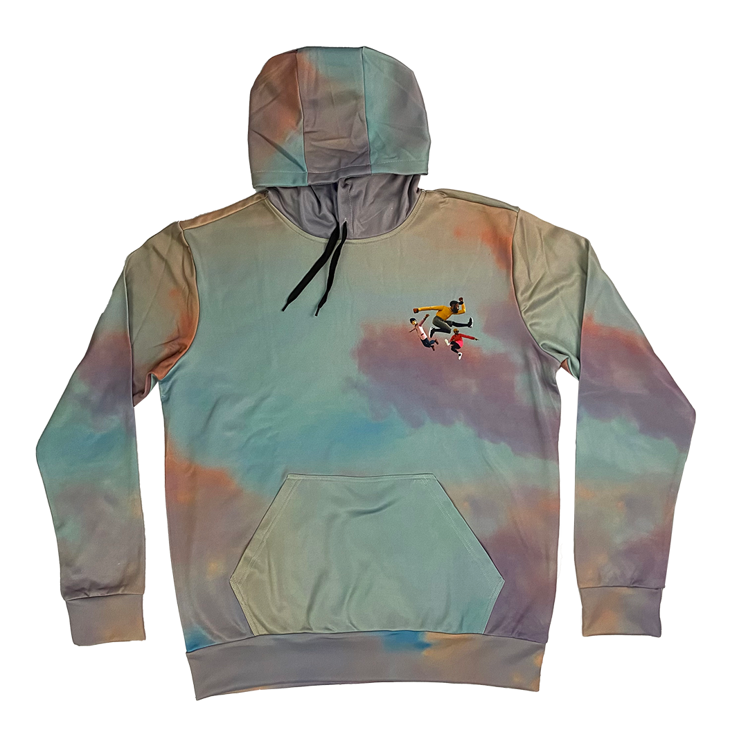 Black Eyed Peas "Elevation Jumping" Pullover Hoodie in Dye Sublimation