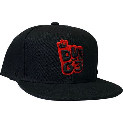 DubG3 "Logo Red" Snapback Hat