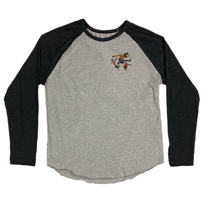 Black Eyed Peas "Elevation" Raglan T-Shirt in Heather Grey