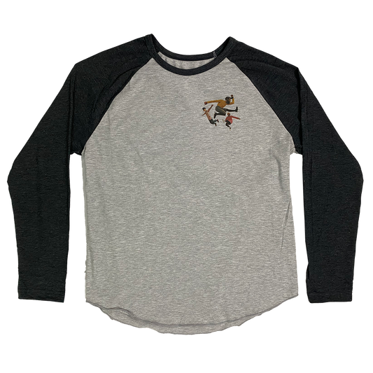 Black Eyed Peas "Elevation" Raglan T-Shirt in Heather Grey