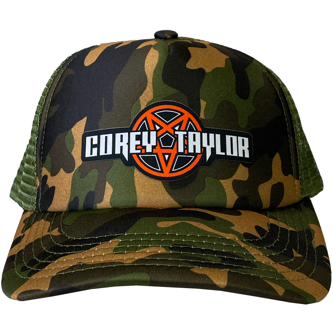 "Star Logo" Foam Trucker Hat in Camo