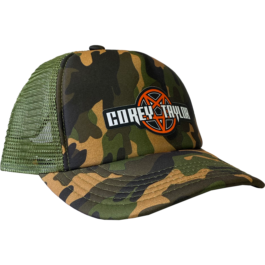 "Star Logo" Foam Trucker Hat in Camo