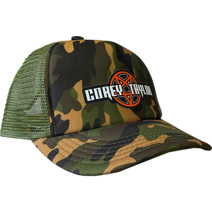 "Star Logo" Foam Trucker Hat in Camo