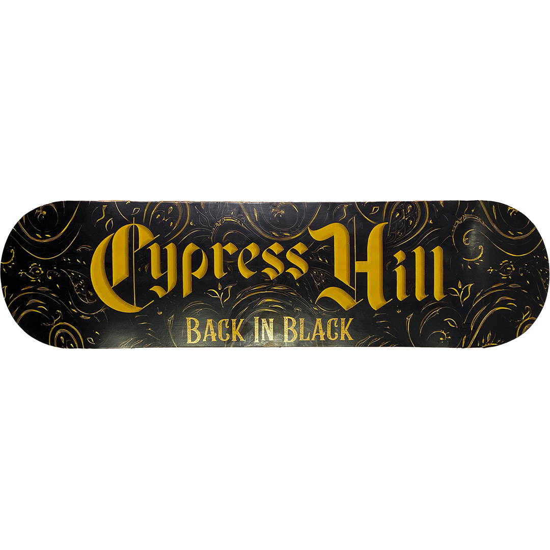 Cypress Hill "Back In Black" Limited Edition Skate Deck