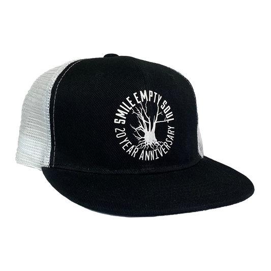 Smile Empty Soul "20th Anniversary" Snapback Hat with White Net