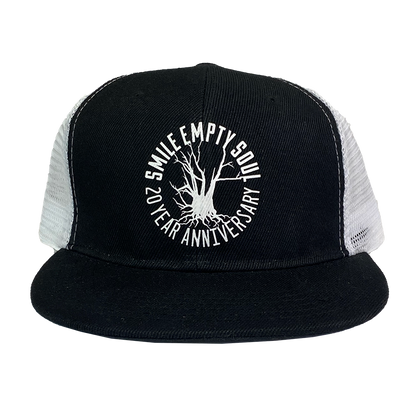 Smile Empty Soul "20th Anniversary" Snapback Hat with White Net