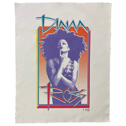 Diana Ross "Cover Page" Limited Edition Canvas Print