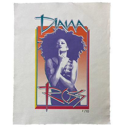 Diana Ross "Cover Page" Limited Edition Canvas Print