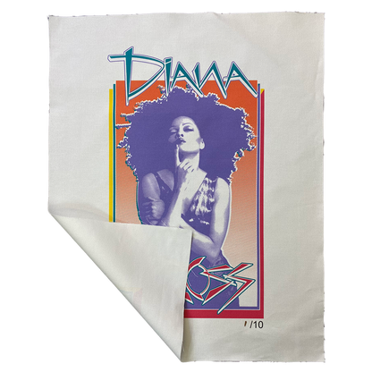 Diana Ross "Cover Page" Limited Edition Canvas Print