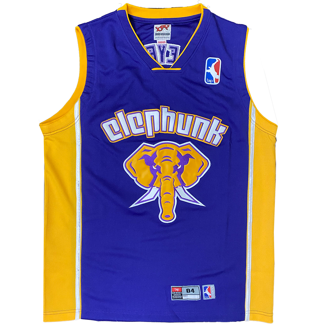 Black Eyed Peas "Elephunk" Custom Sports Jersey in Purple and Gold