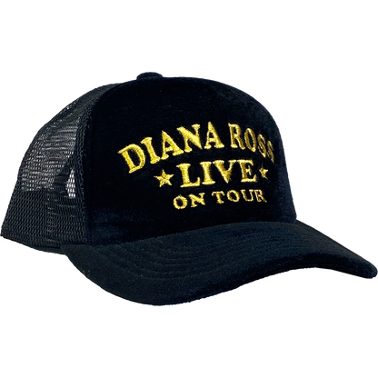 "Live On Tour" Crushed Velvet Trucker Hat