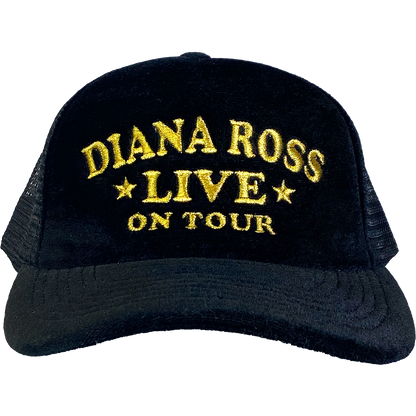 "Live On Tour" Crushed Velvet Trucker Hat