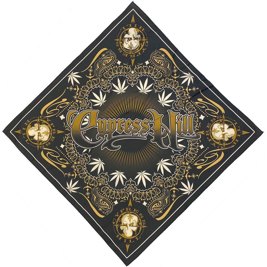 "Gold Filigree" Bandana