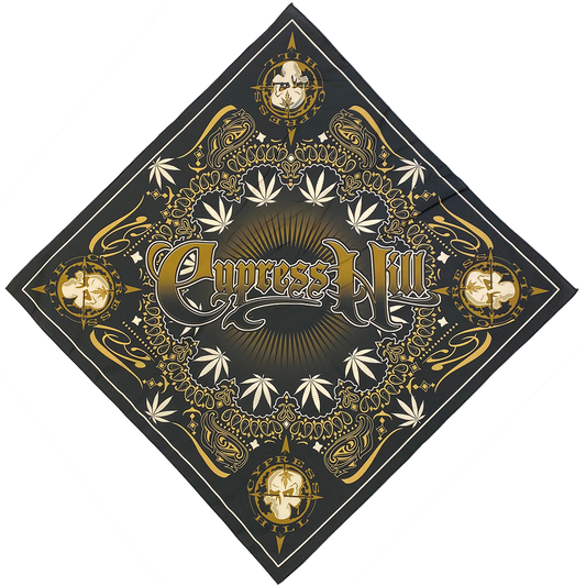 "Gold Filigree" Bandana