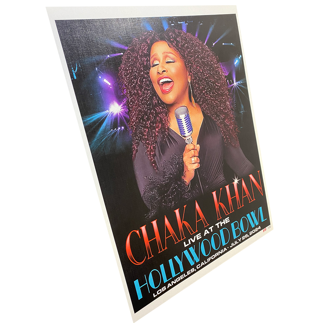 Chaka Khan "Live At The Hollywood Bowl" Limited Edition Poster