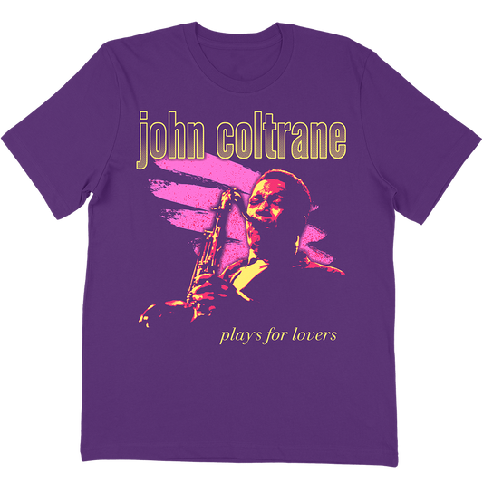 John Coltrane "Plays For Lovers" T-Shirt In Purple