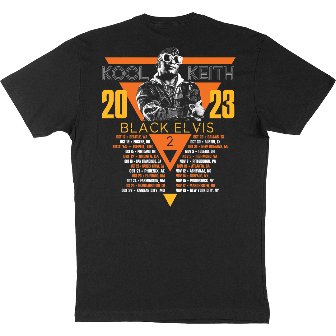 Kool Keith "Black Elvis 2" 2023 Tour T-Shirt