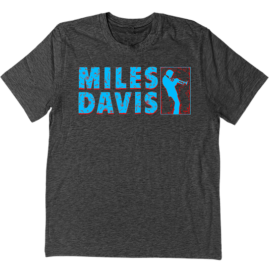 Miles Davis "All Star" T-Shirt In Charcoal Grey