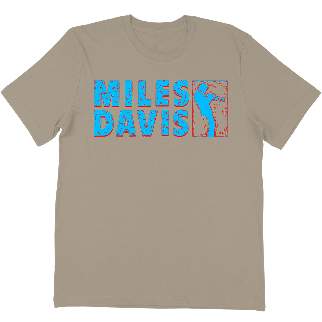 Miles Davis "All Star" T-Shirt In Tan