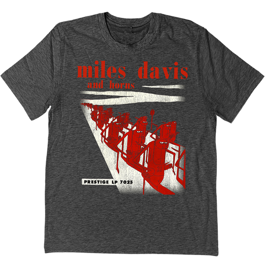 Miles Davis "And Horns" T-Shirt In Charcoal Grey